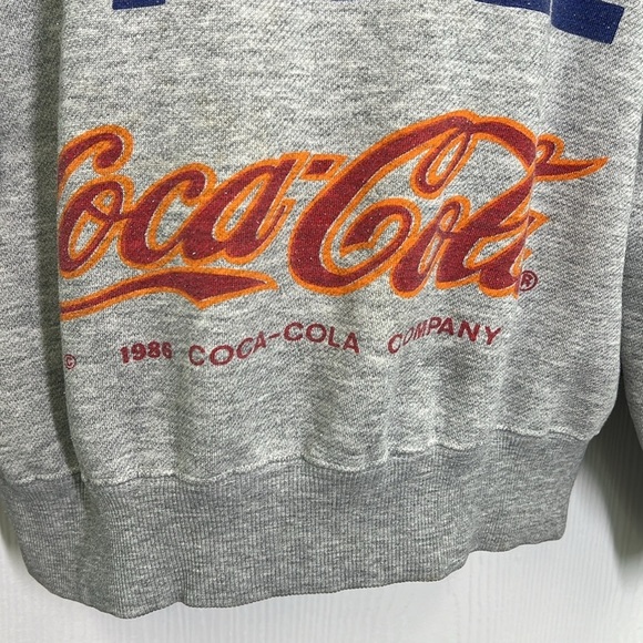 Coke Cola - 1986 Vintage Thoroughbreds Lucky Boy 1St Prize Graphic Sweatshirt M - Picture 6 of 10